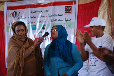 Parents in the War Child program in Sudan in 2008